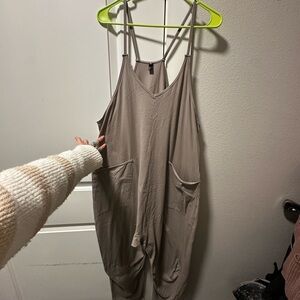Jumpsuit with Pockets Oversized